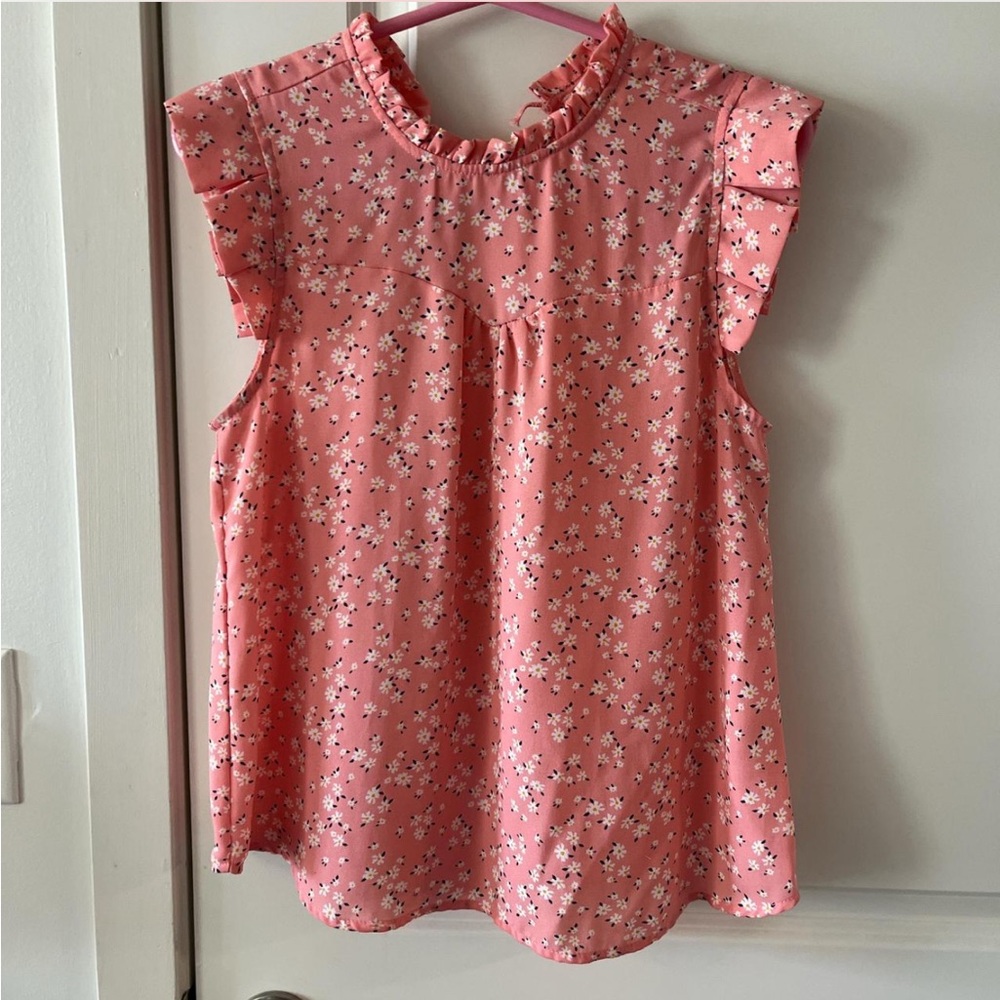 Floral Pink Top